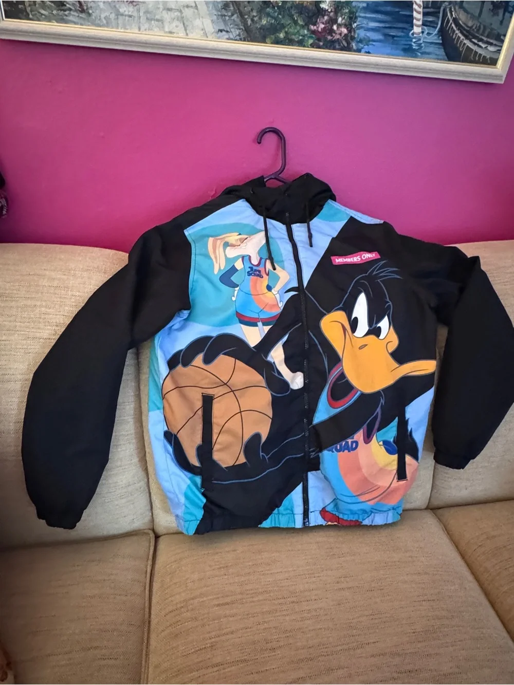 Members Only x Looney Tunes Space Jam 2 Windbreaker
